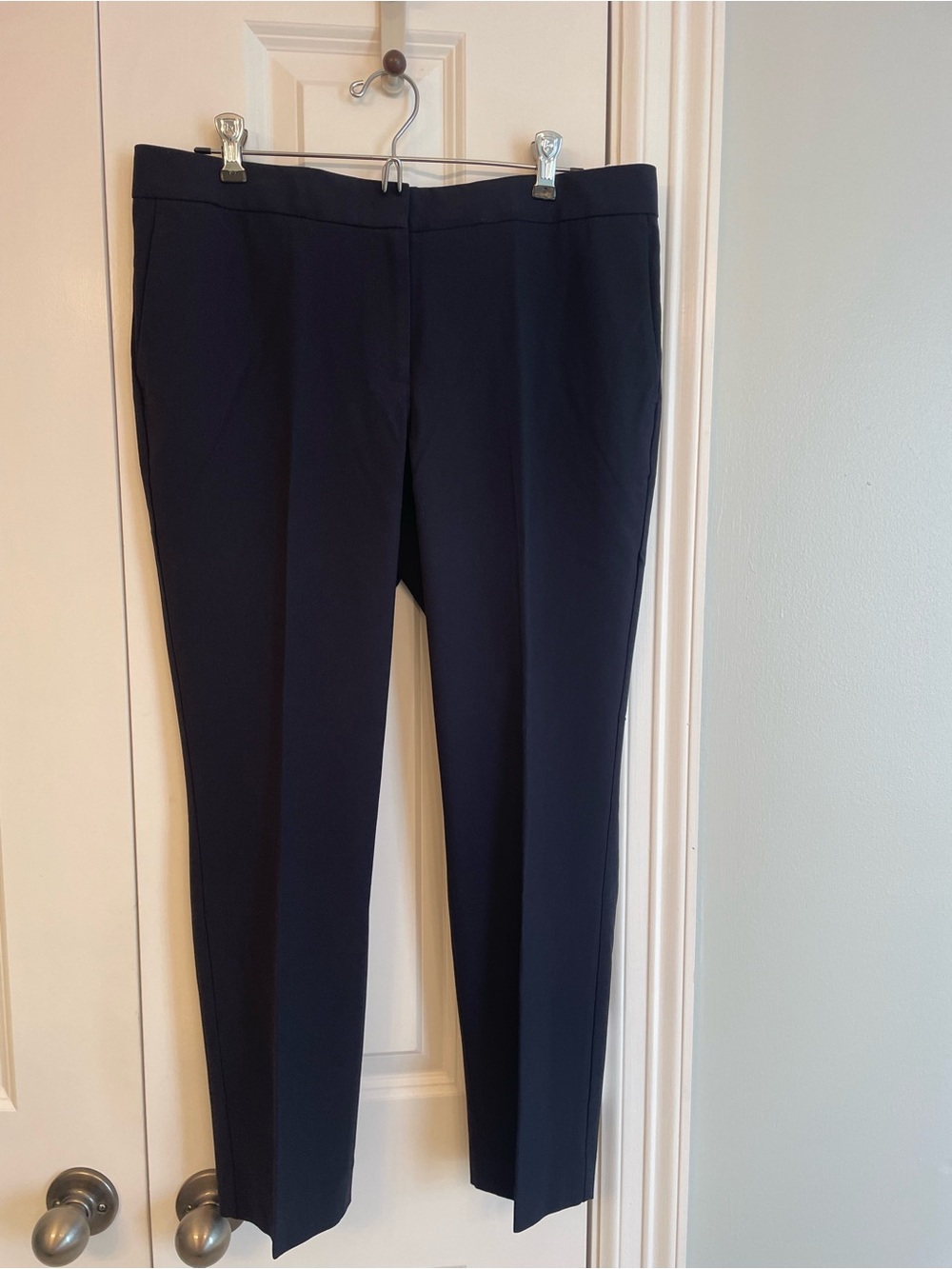 Ann Taylor Women's Navy Seasonless Stretch Ankle Pants